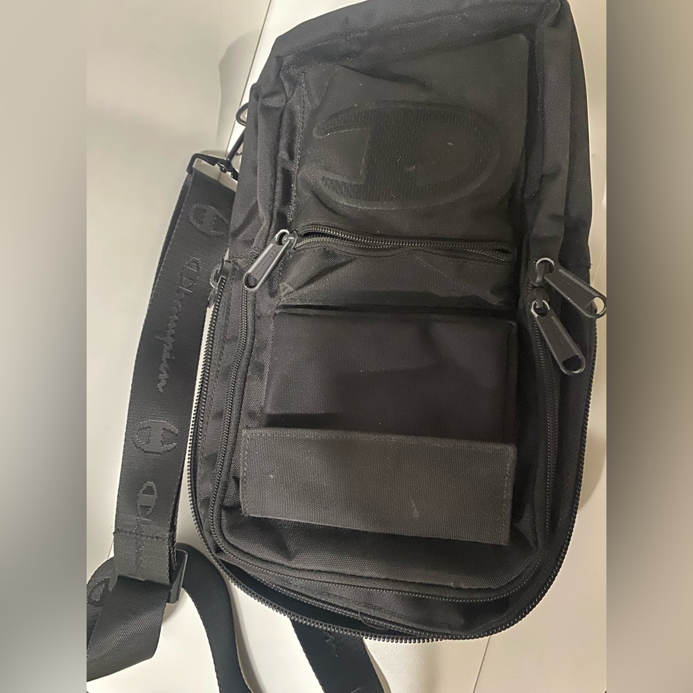 Champion Black Men's Crossbody Bag